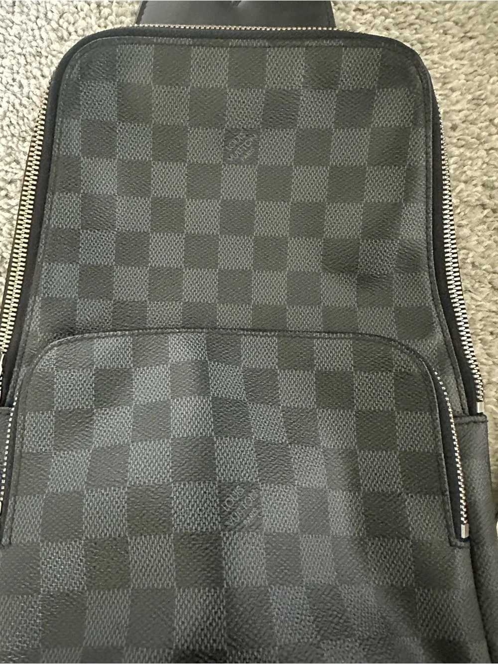 Louis Vuitton Damier Infini Avenue Slingbag – Onyx Black Leather (2019, SP1199)